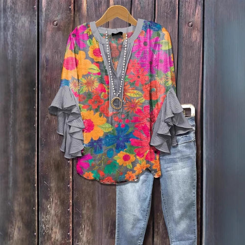 side profile showing casual relaxed fit