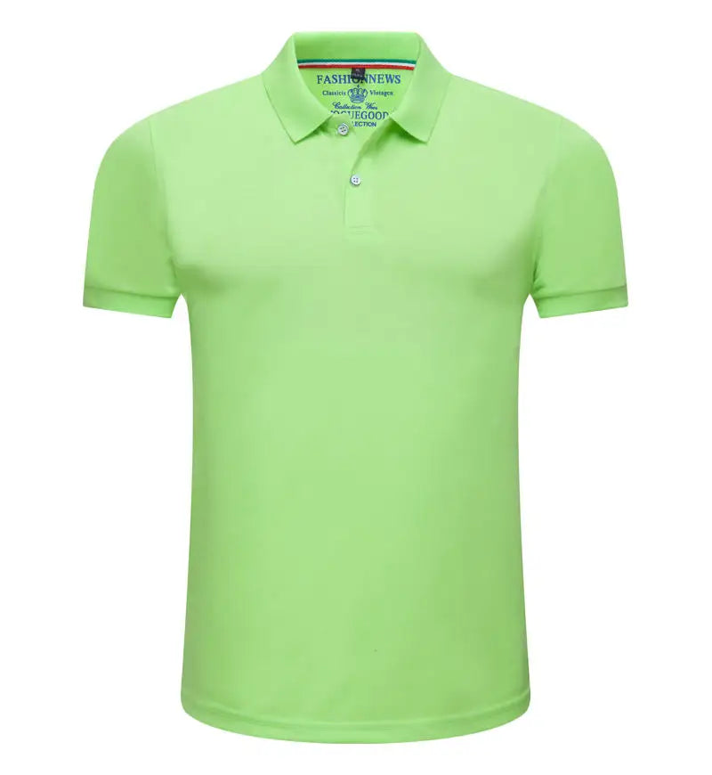 Mens Polo Shirts Short Sleeve Casual Solid Color Fashion Summer Lapel Male Turndown Tops Work Clothes Breathabl Comfortable