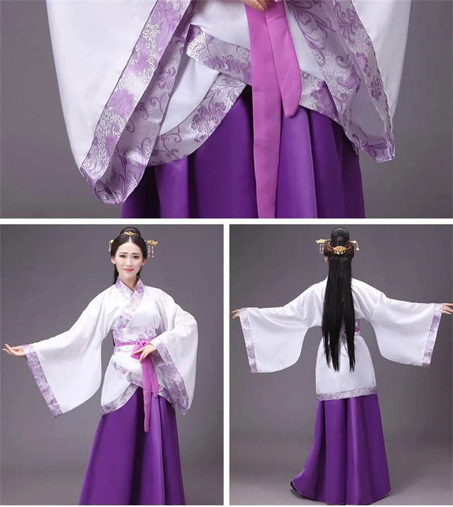 Chinese silk robe Costume Girls Women Kimono China Traditional Vintage Ethnic antique dress Dance Costume Hanfu chinese clothe